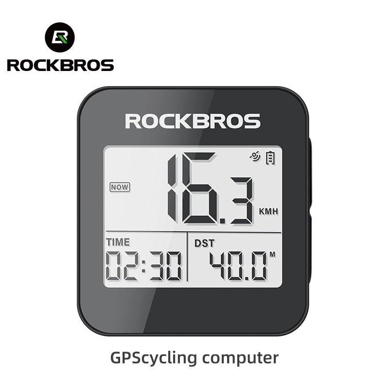 ROCKBROS Smart GPS Speedometer for MTB Road Bike IPX6 Waterproof Backlight Cycling Computer ABS Lightweight Wireless