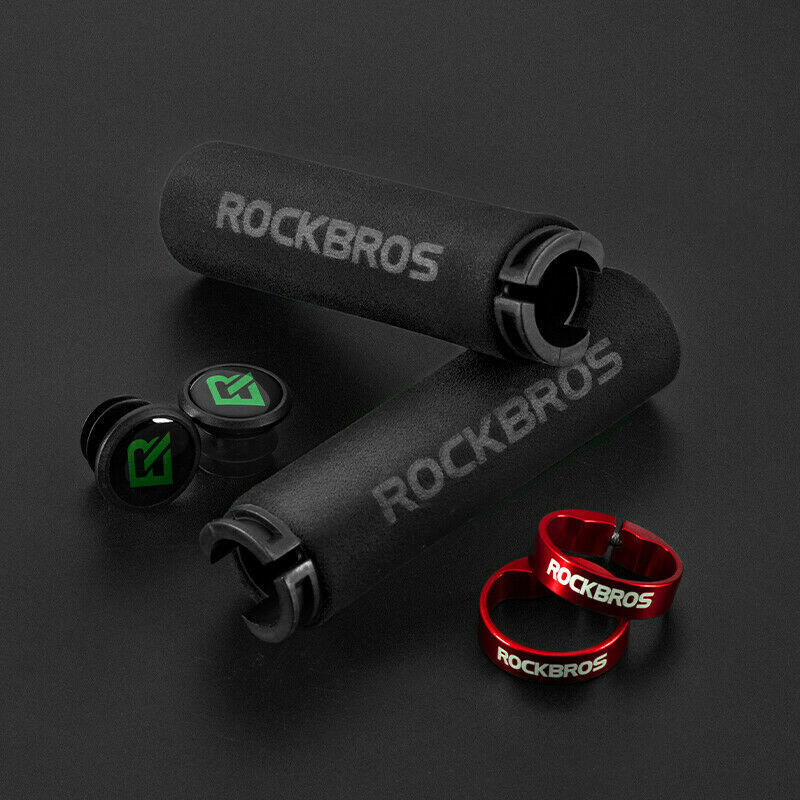 ROCKBROS Bicycle Handlebar Grips Cycling MTB BXM Bike Silicone Sponge Soft Grips