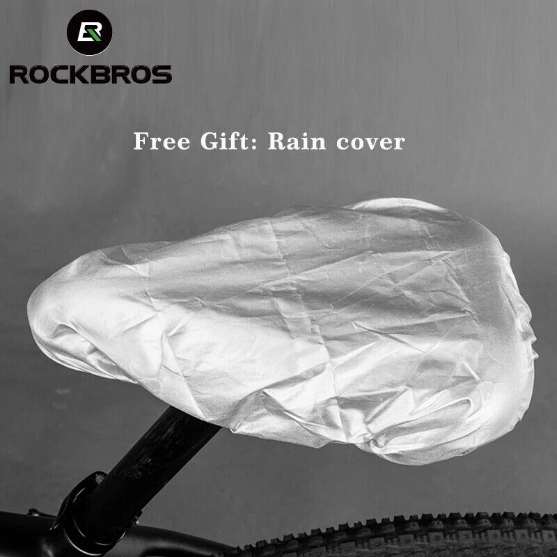 ROCKBROS Bicycle Bike Cycling Soft Saddle Seat Cover Silicone Gel Shockproof