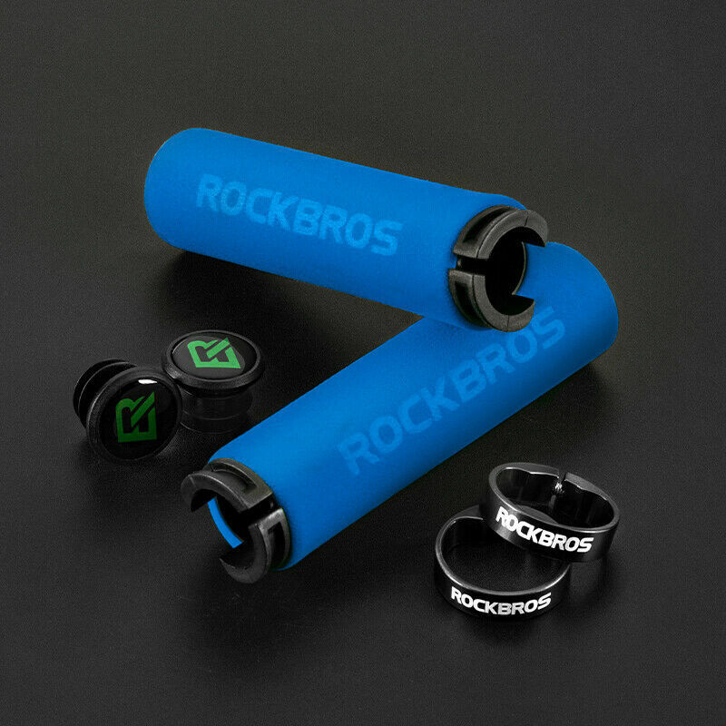 ROCKBROS Bicycle Handlebar Grips Cycling MTB BXM Bike Silicone Sponge Soft Grips