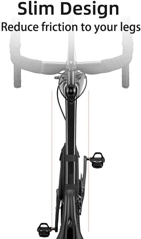 RockBros Triangle Frame Bag: 1.5L Storage with Side Pockets