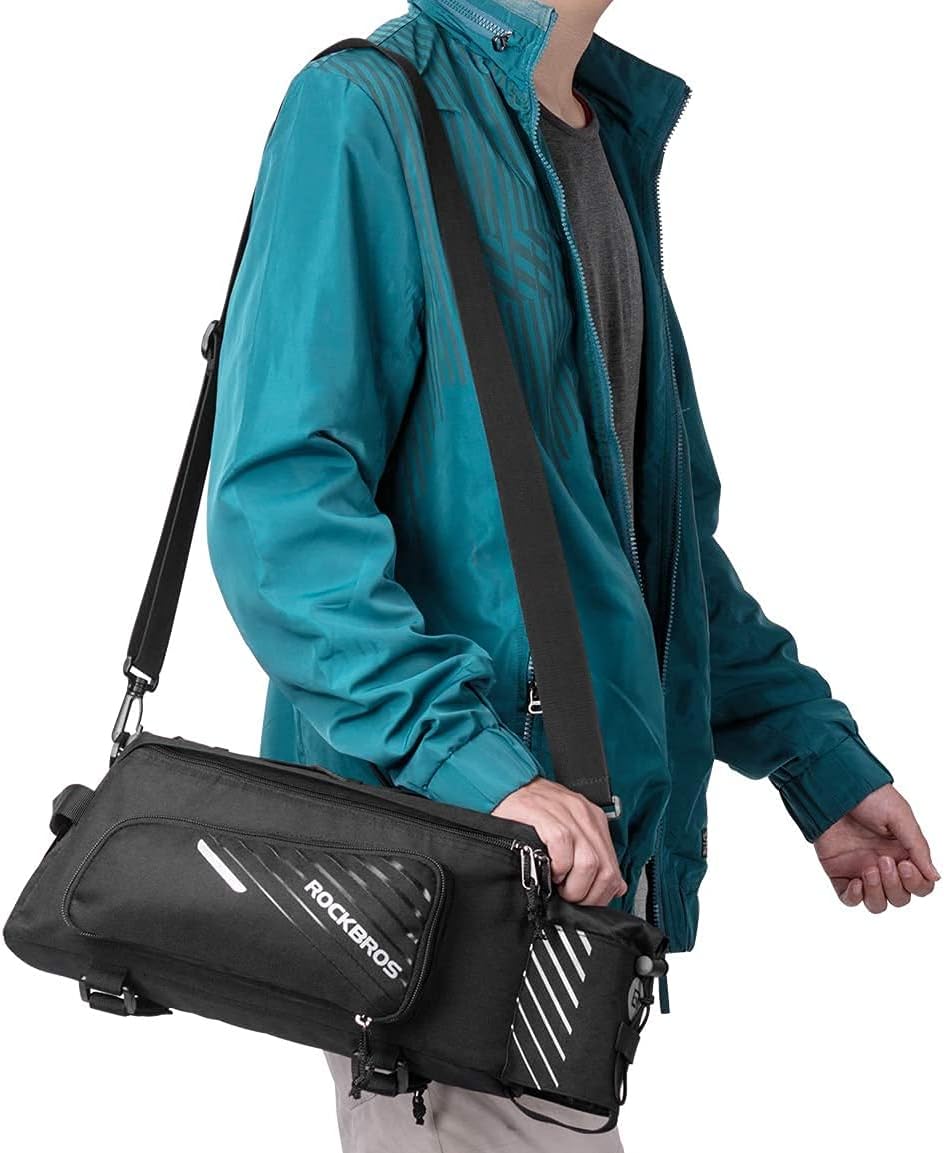 ROCKBROS Pro Bicycle Rear Rack Bag with Extra Pockets
