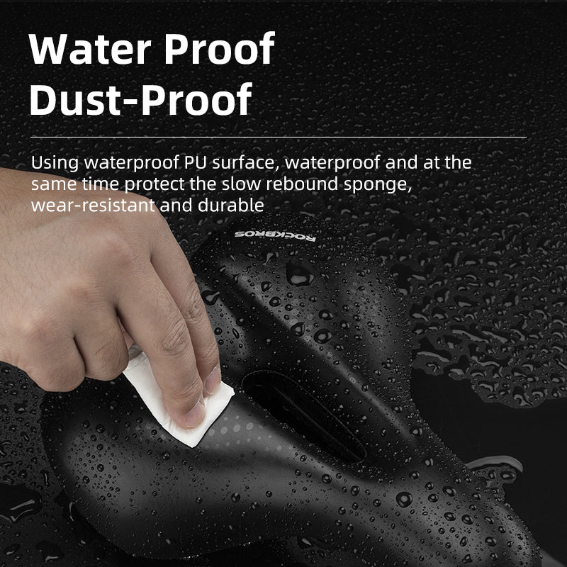 ROCKBROS Cycling Bicycle Bike Saddle Seat Sponge Shockproof Hollow Breathable Soft Cushion
