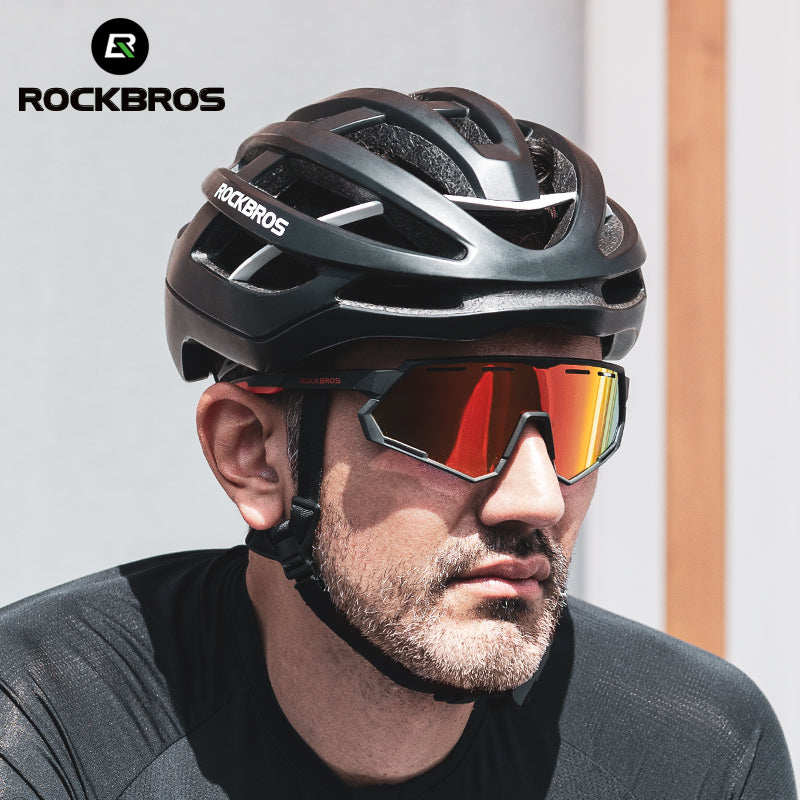 ROCKBROS Bicycle Cycling Sunglasses Polarized 2 Lens Interchangeable