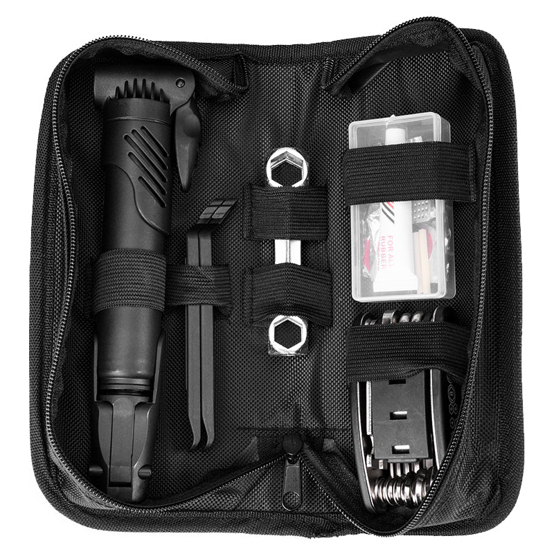 ROCKBROS Bicycle Bike Tire Repair Multi-Tool Kit With Frame Bag