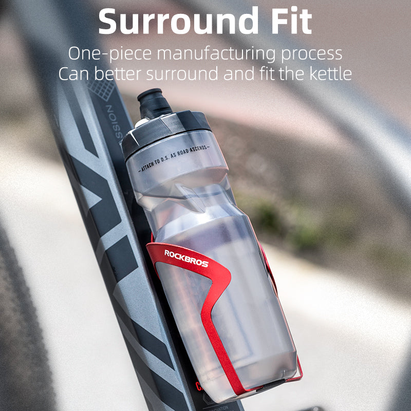 ROCKBROS Cycling Water Bottle Cage Aluminum Alloy Bike Water Bottle Holder Bracket