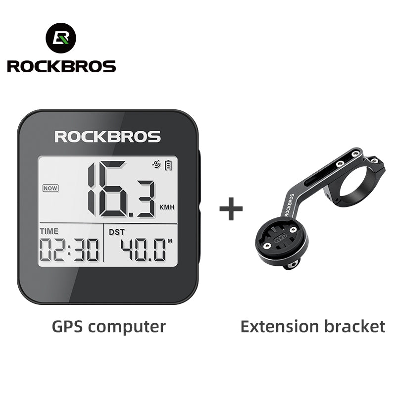 ROCKBROS Smart GPS Speedometer for MTB Road Bike IPX6 Waterproof Backlight Cycling Computer ABS Lightweight Wireless