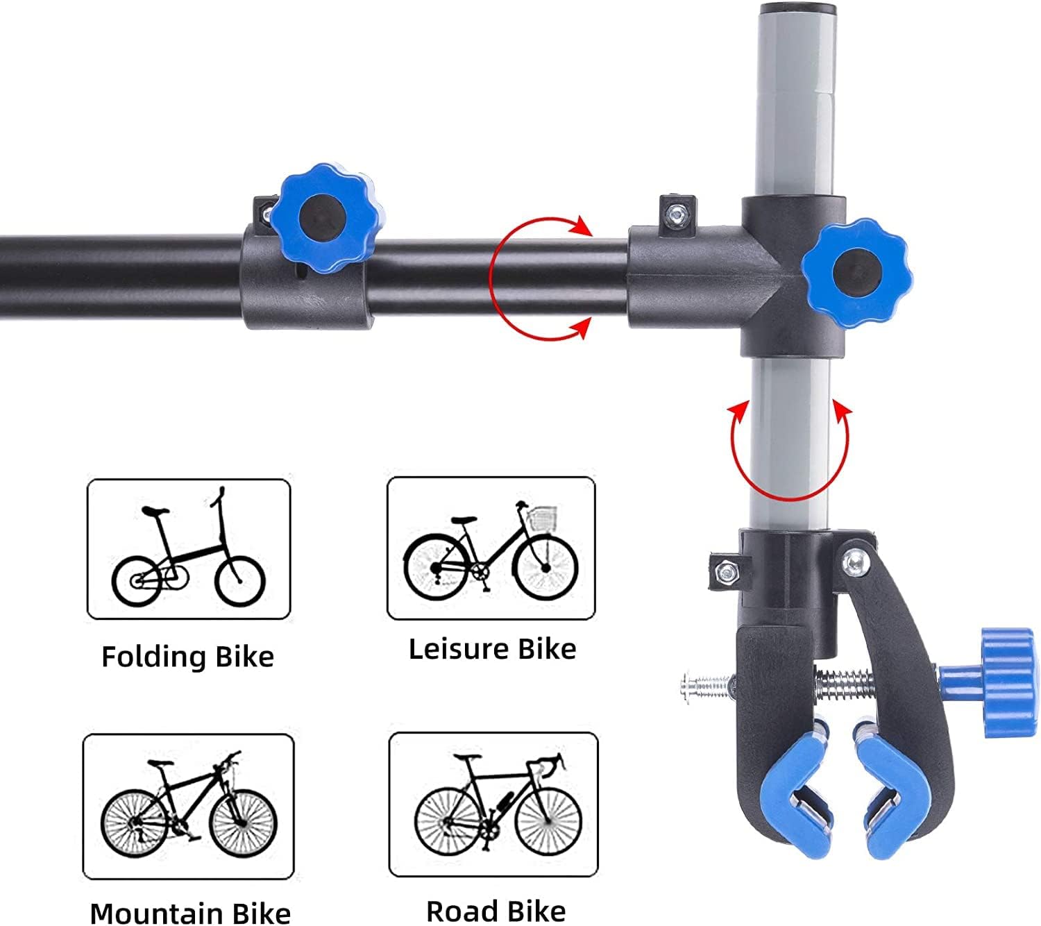 ROCKBROS Bike Repair Stand Wall Mounted Bike Maintenance Stand Station Adjustable Height