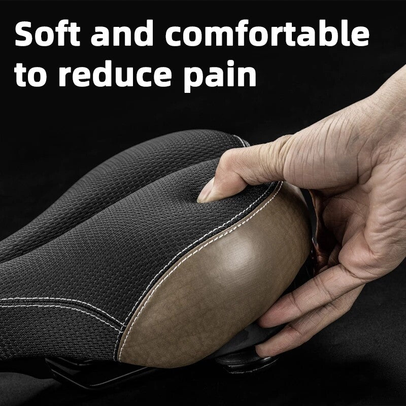 ROCKBROS Bicycle Bike Saddle Seat with Taillight Breathable Shockproof Soft Cushion
