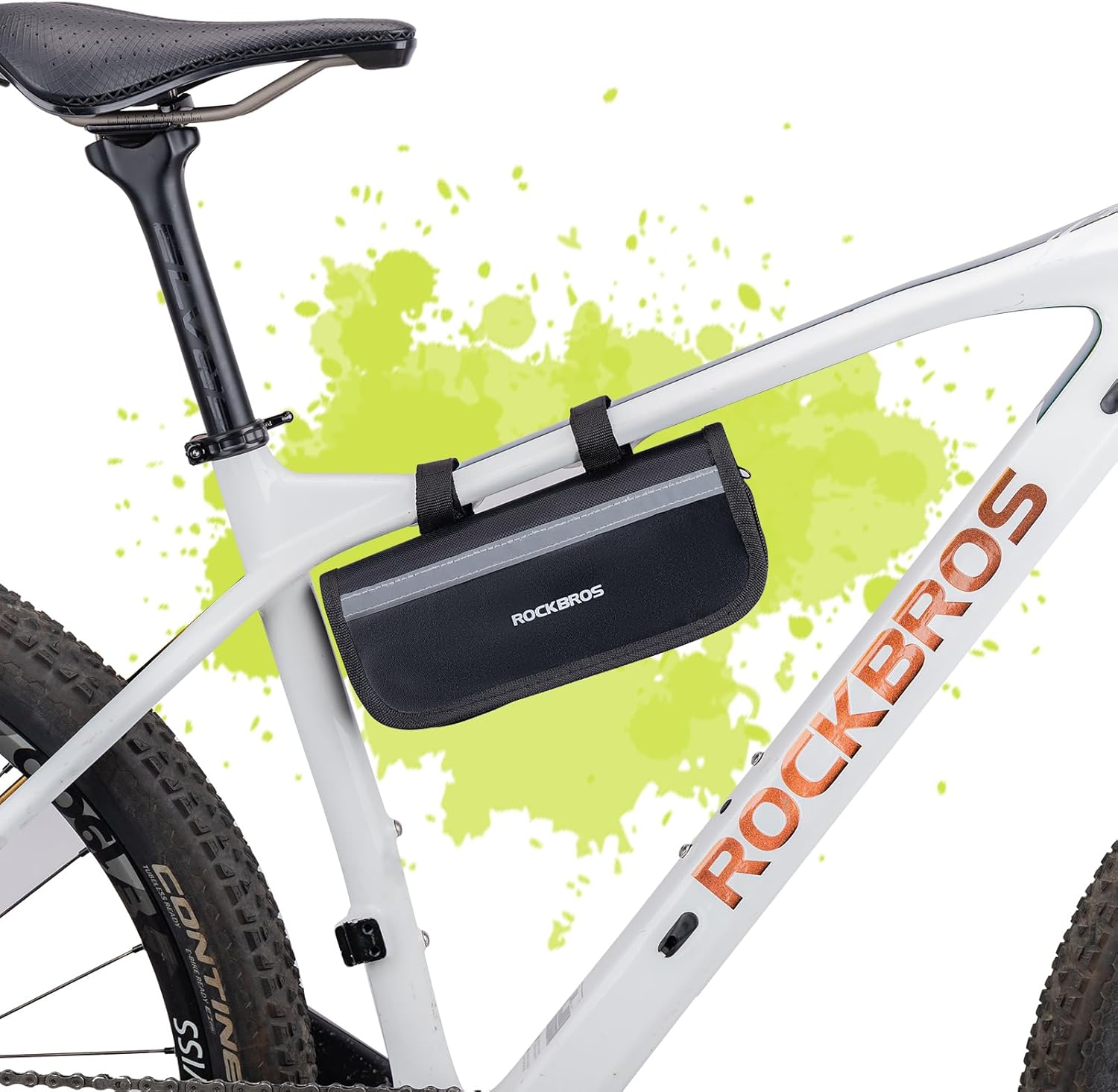 ROCKBROS Bicycle Bike Tire Repair Multi-Tool Kit With Frame Bag