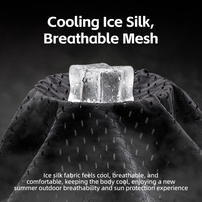ROCKBROS Outdoor Cycling Hats Ice Silk Sunshade Cap Spring Summer Cap Breathable
