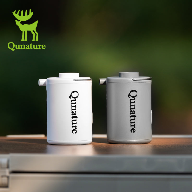 Qunature Mini Portable Outdoor Inflator Pump Portable Air Pump With Light Type-C