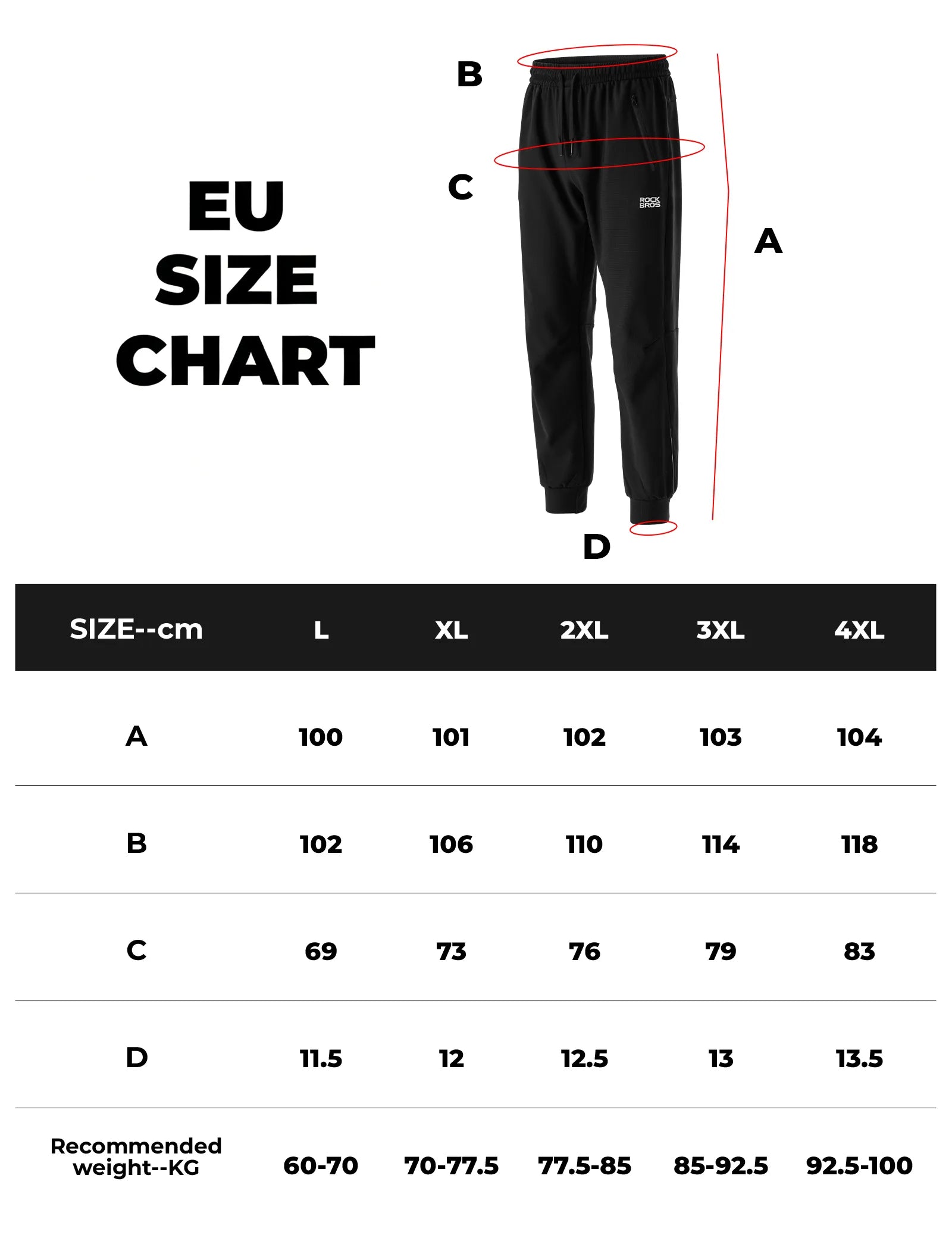 Men's Cycling Pants with Waterproof Zipper Pockets