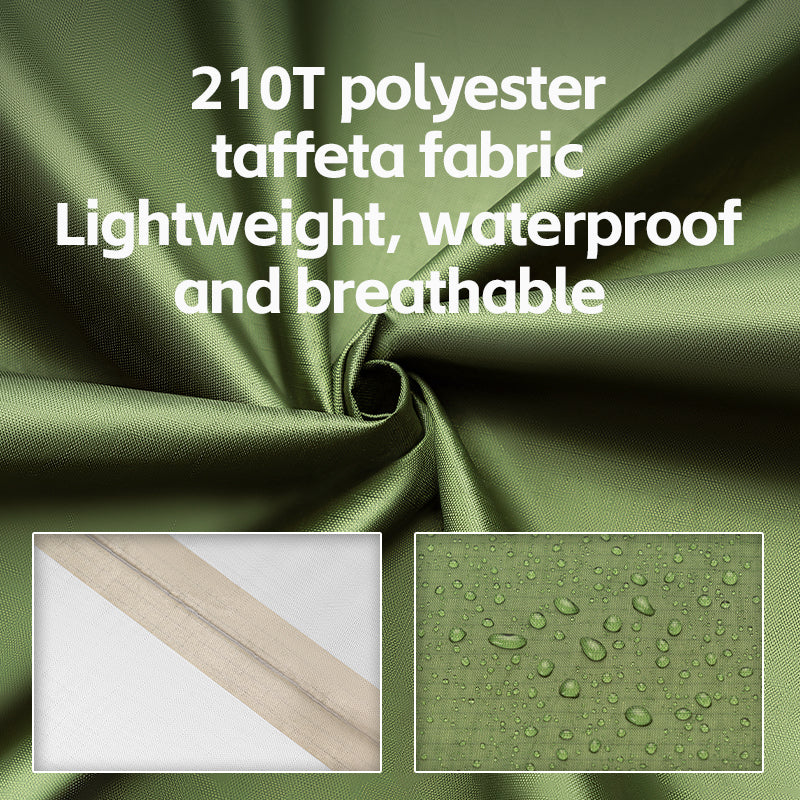 Qunature Camping Hiking 3in1 Raincoat Mat Canopy Raincoat Foldable Waterproof