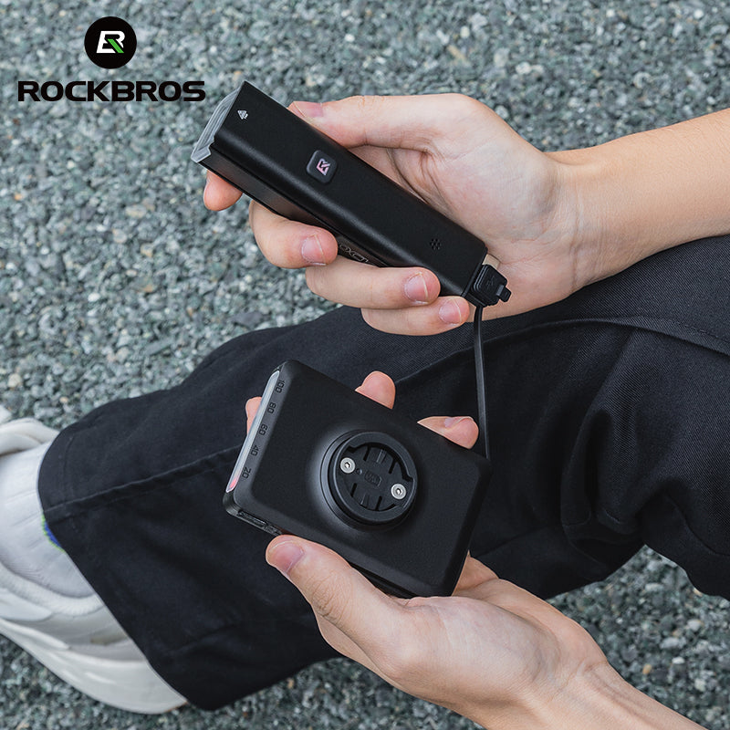 ROCKBROS Bicycle Headlight Built-in Power Bank Cycling Bike Front Light 5000/10000mAh