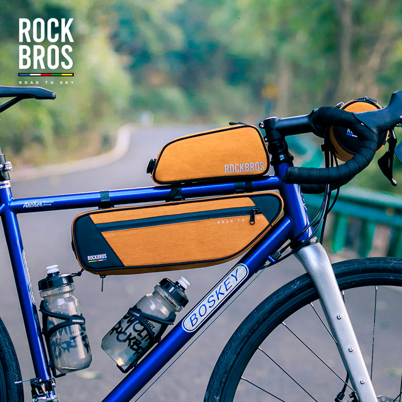【ROAD TO SKY】 ROCKBROS Deluxe Cycling Frame Bag Bike Front Tube Bags