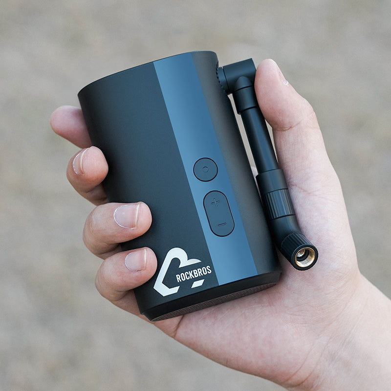 ROCKBROS Electric Bike Tire Pump Portable Motorcycle Bicycle Tyre Air Inflator 150PSI