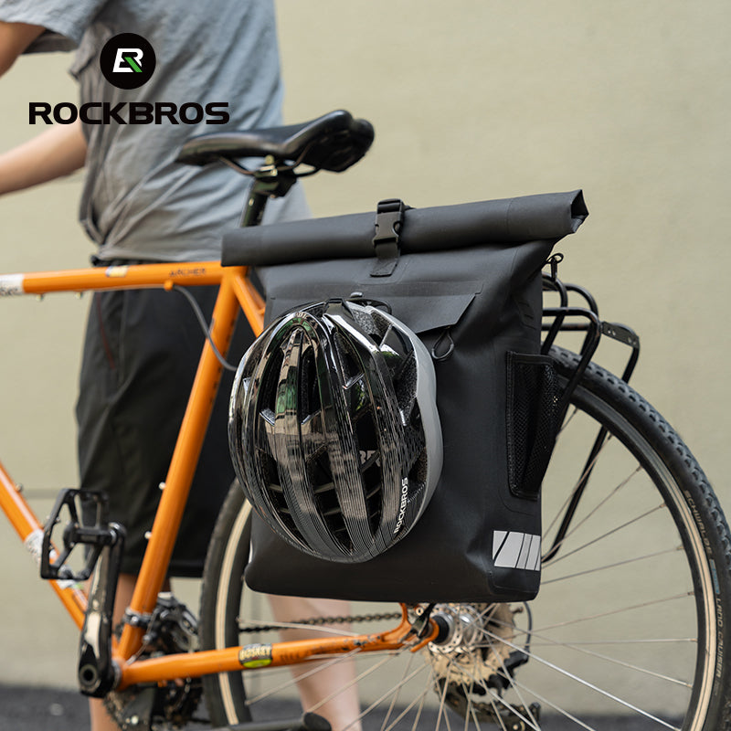 ROCKBROS Waterproof Bicycle Bike Rear Rack Bag Cycling Travel Trunk Bag 18L