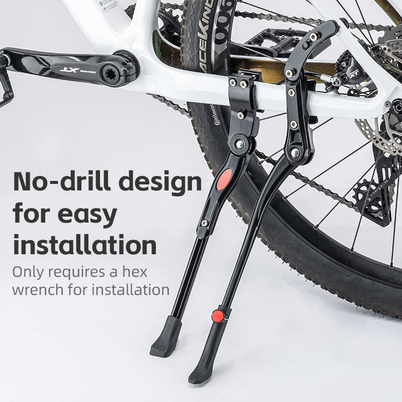 ROCKBROS Bicycle Kickstand MTB Mountain Bike Foot Parking Stand Fits 22-27in 700C