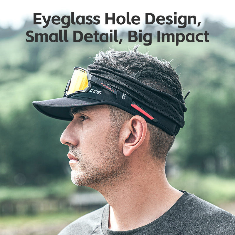 ROCKBROS Outdoor Cycling Hats Ice Silk Sunshade Cap Spring Summer Cap Breathable