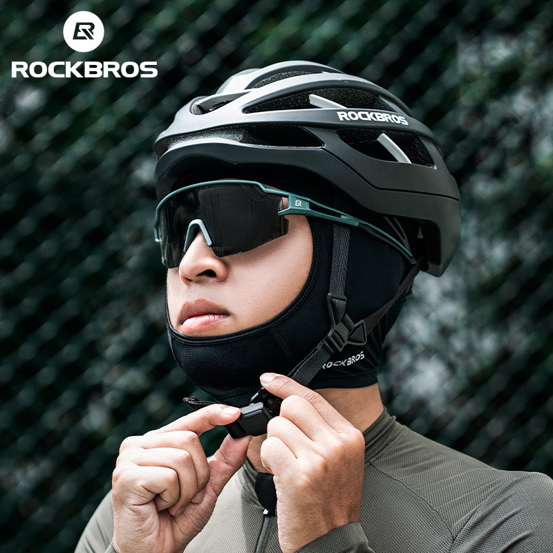 ROCKBROS Motorcycle Balaclava Bicycle Cycling Face Mask Ice Silk Breathable UV Protection Unisex