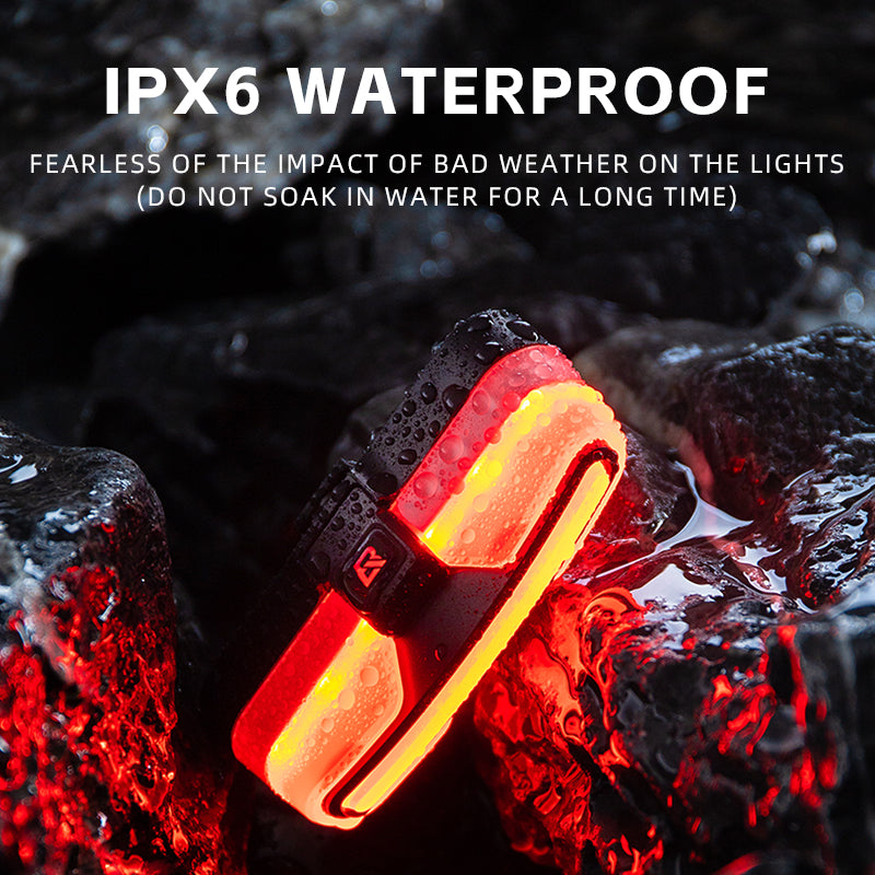 ROCKBROS REX01 Bike Bicycle Tail Light with Turn Signals Remote Control