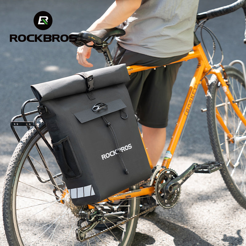 ROCKBROS Waterproof Bicycle Bike Rear Rack Bag Cycling Travel Trunk Bag 18L