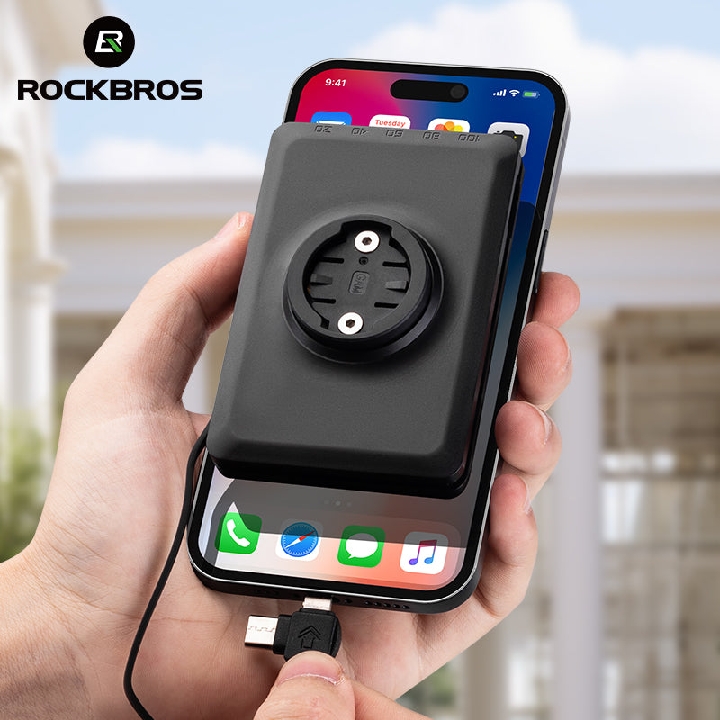 ROCKBROS Bicycle Headlight Built-in Power Bank Cycling Bike Front Light 5000/10000mAh