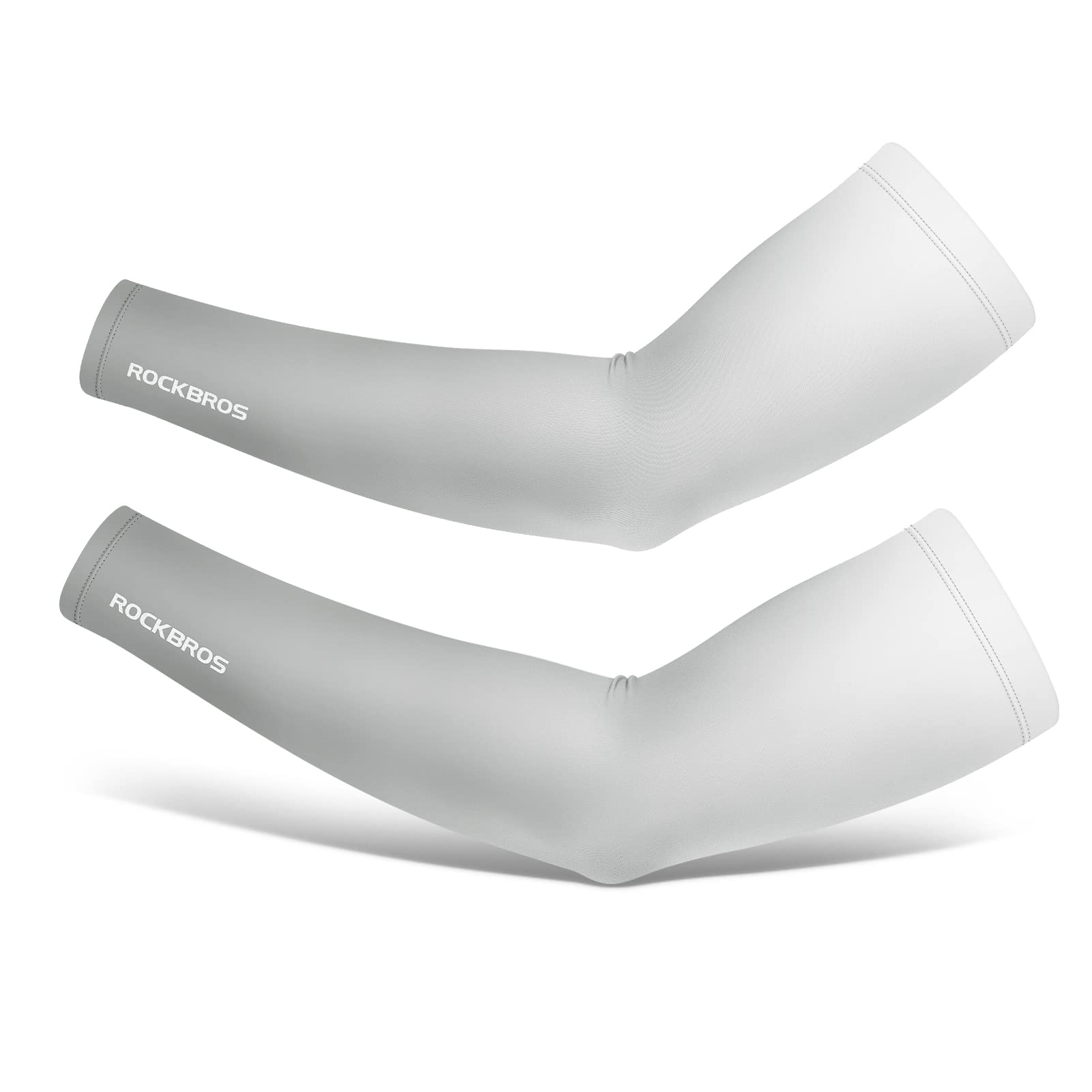 ROCKBROS UPF50+ cooling arm sleeves for cycling and running
#color_Light gray 1