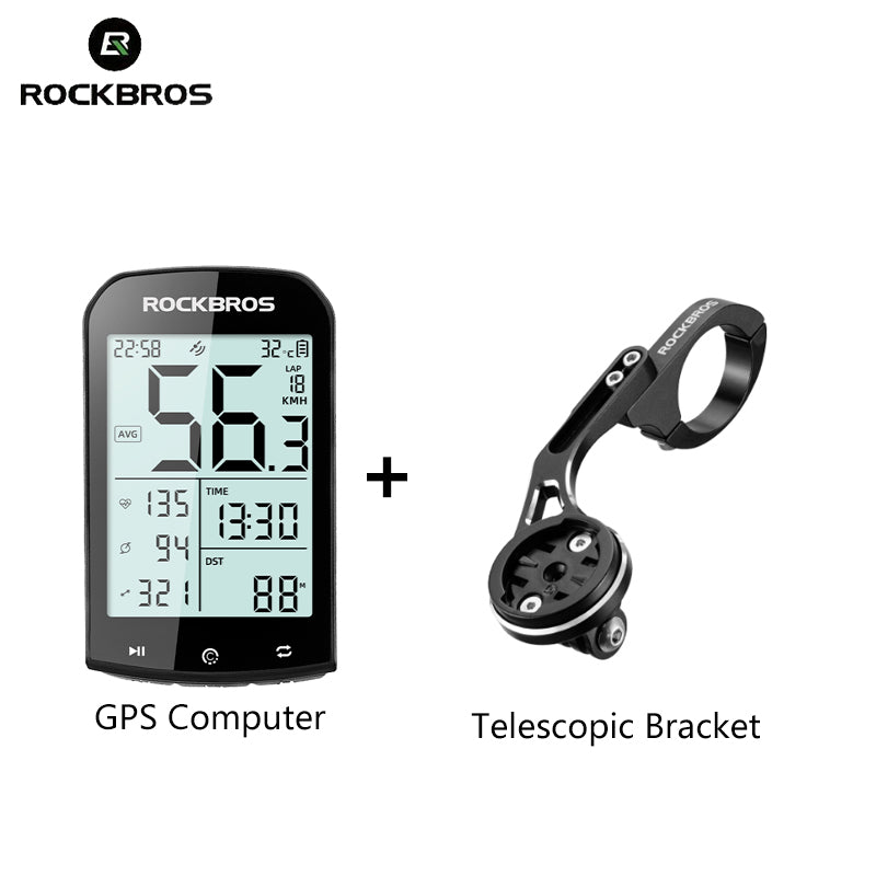 ROCKBROS Bike Computer ANT+ Bluetooth Waterproof GPS/BDS/Galileo Position System