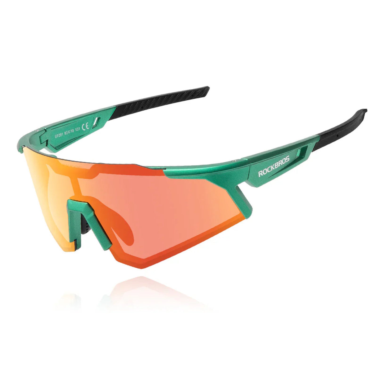 Polarised Cycling Sunglasses outdoor Sport UV400 #Color_Green