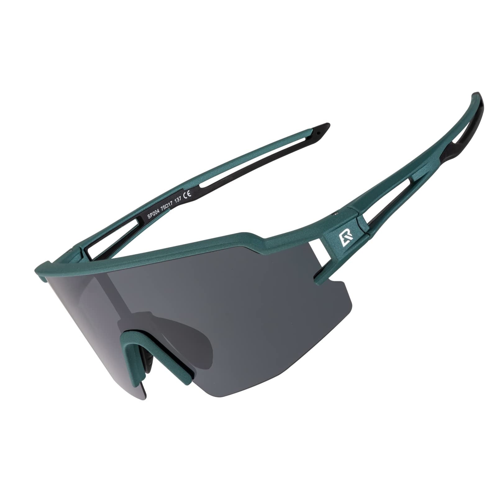 Polarised Sports Sunglasses Ultralight 22g #color_green-grey