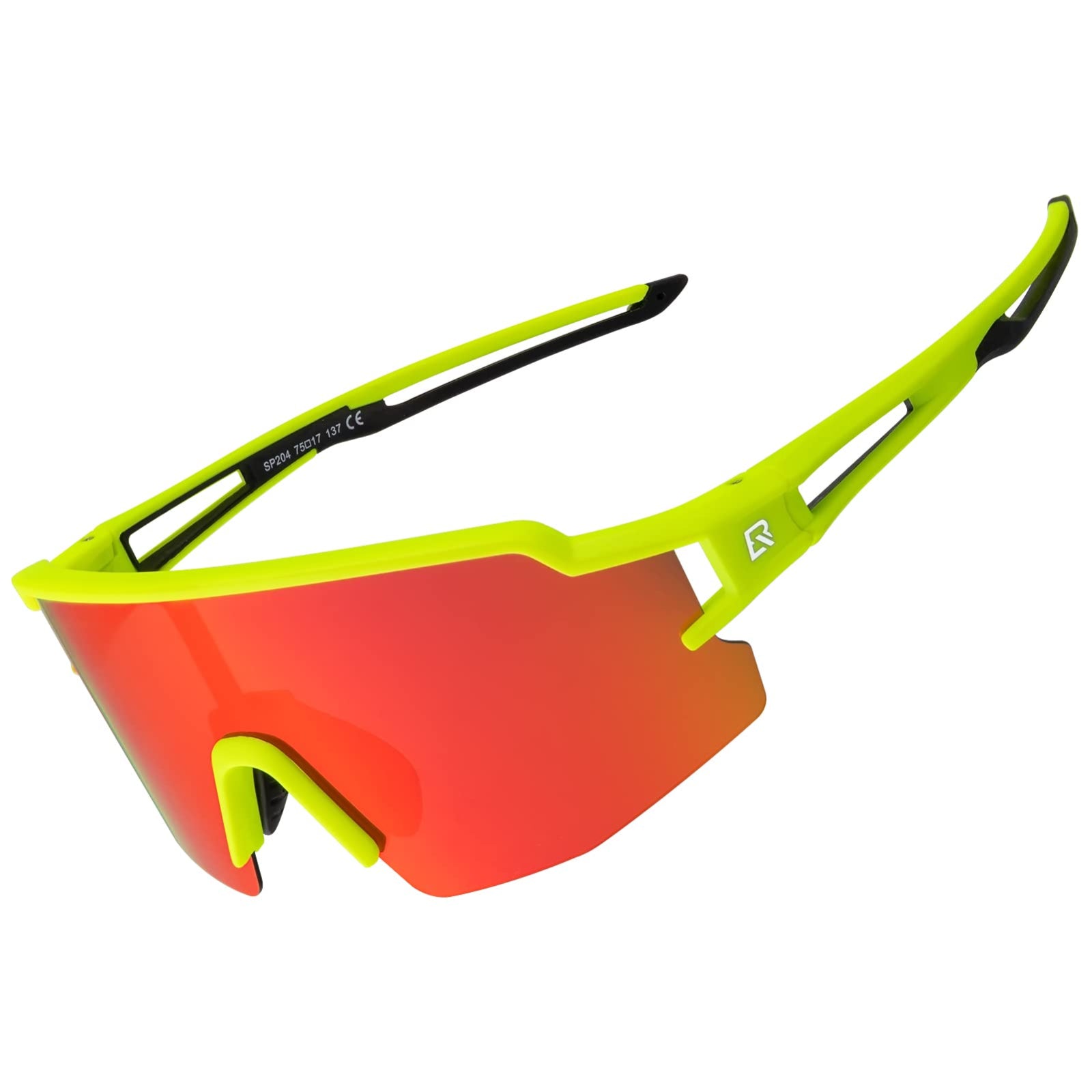 Polarised Sports Sunglasses Ultralight 22g #color_red-yellow