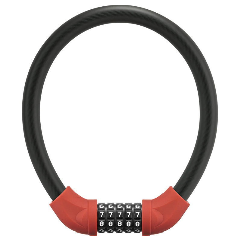 ROCKBROS Bike Lock 5 Digit Cable Lock Lightweight Bicycle Lock Combination Portable Lock
