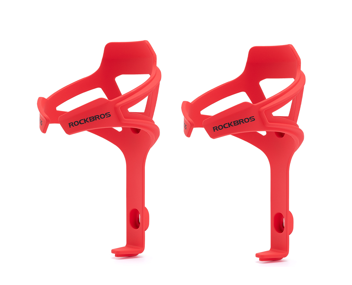 ROCKBROS 2pcs Bike Water Bottle Cage Holder Mount Bicycle Cycling Drink Cup Polycarbonate