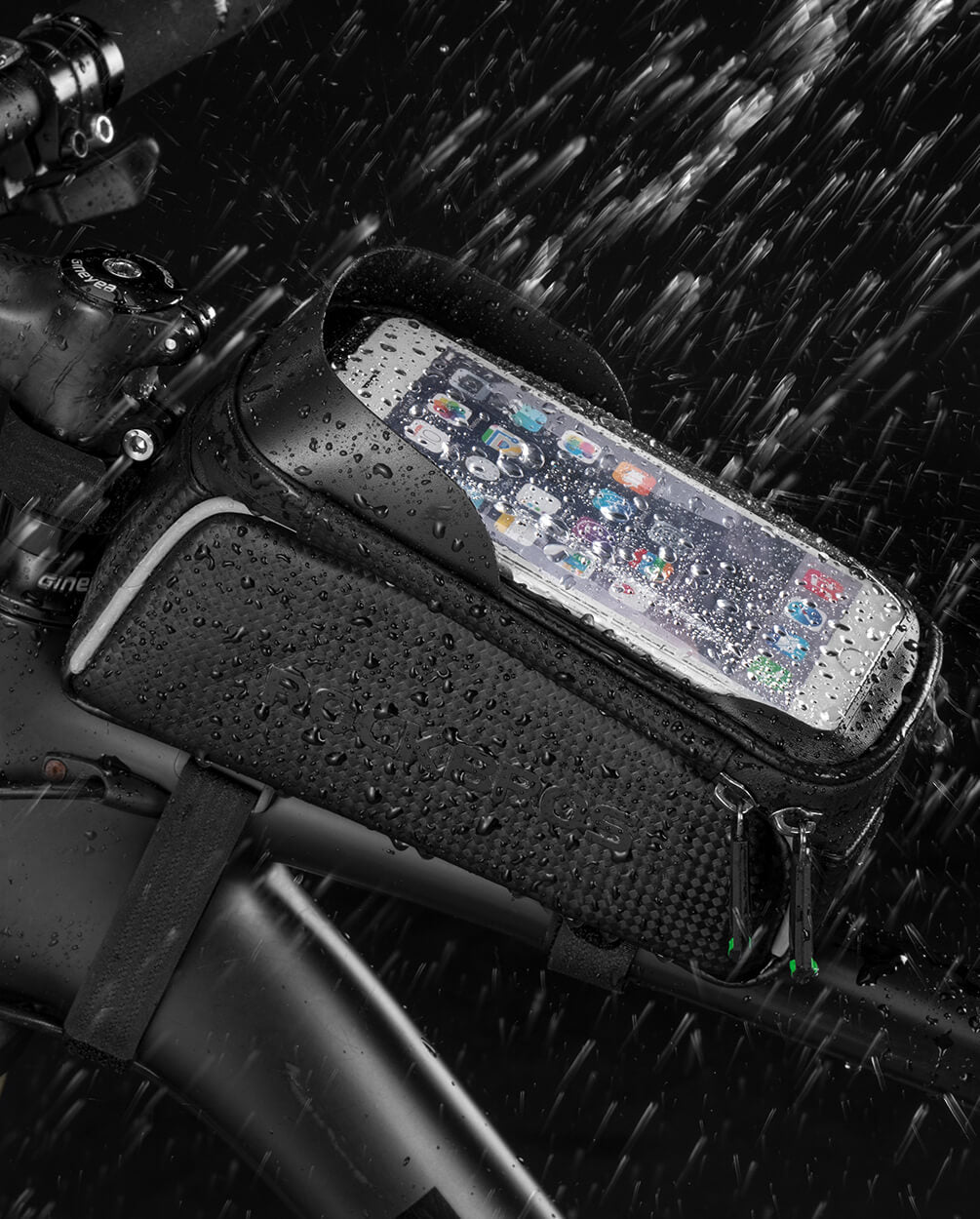 ROCKBROS 1L Bicycle Front Frame Bag with Touchscreen Phone Case
