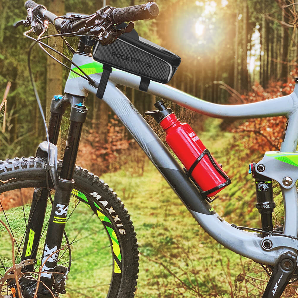 ROCKBROS 1L Bicycle Front Frame Bag with Touchscreen Phone Case