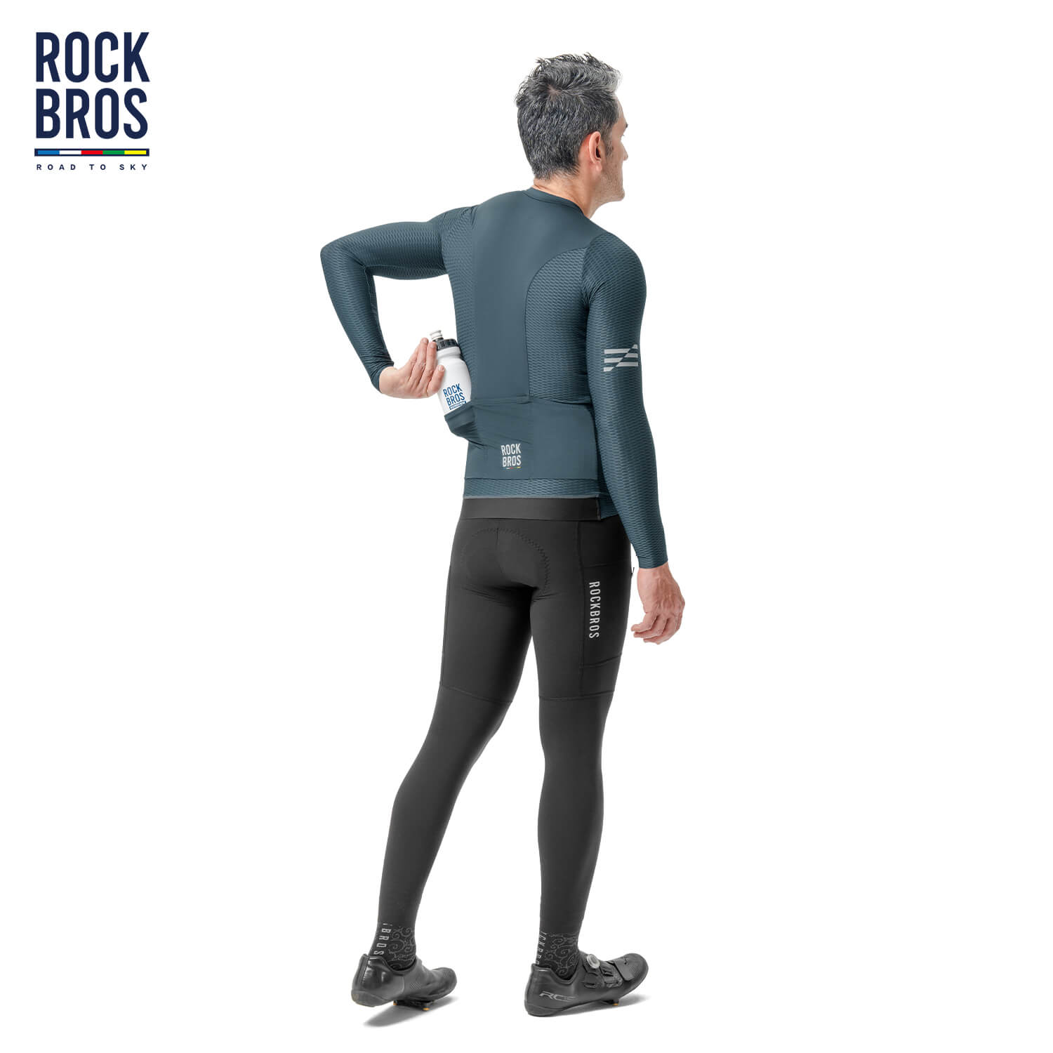 ROCKBROS Road to Sky Long Sleeve Cycling Jersey Breathable Sports Jacket
