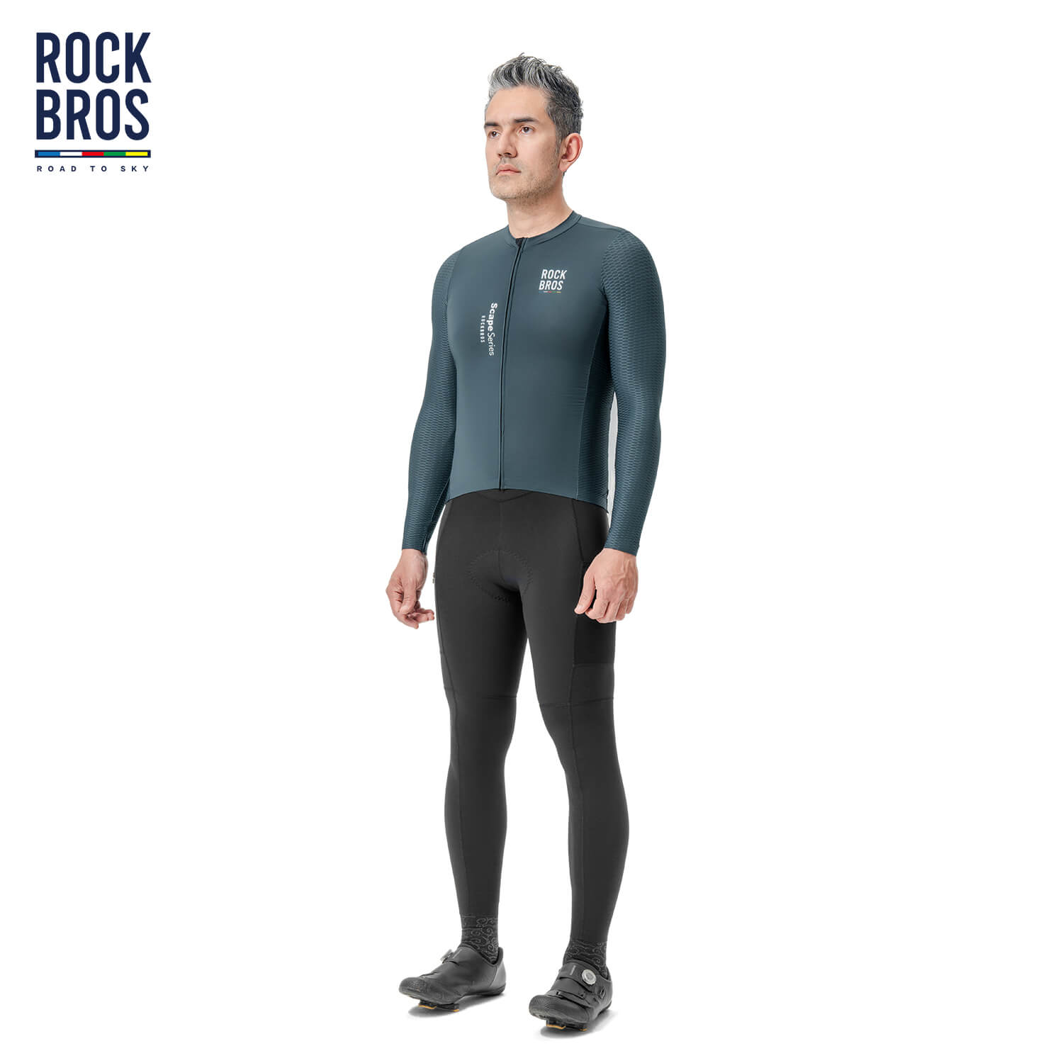 ROCKBROS Road to Sky Long Sleeve Cycling Jersey Breathable Sports Jacket