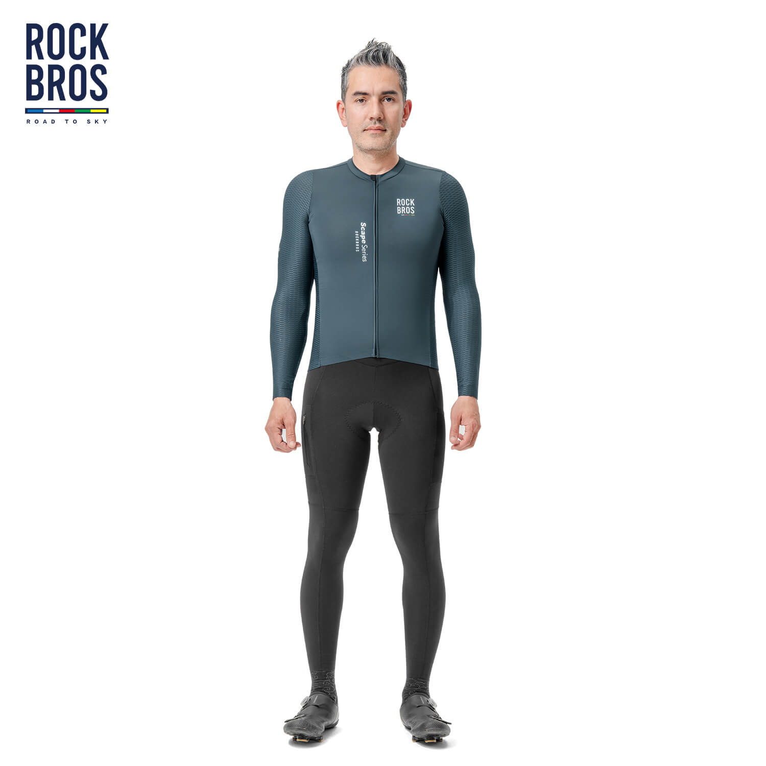 ROCKBROS Road to Sky Long Sleeve Cycling Jersey Breathable Sports Jacket