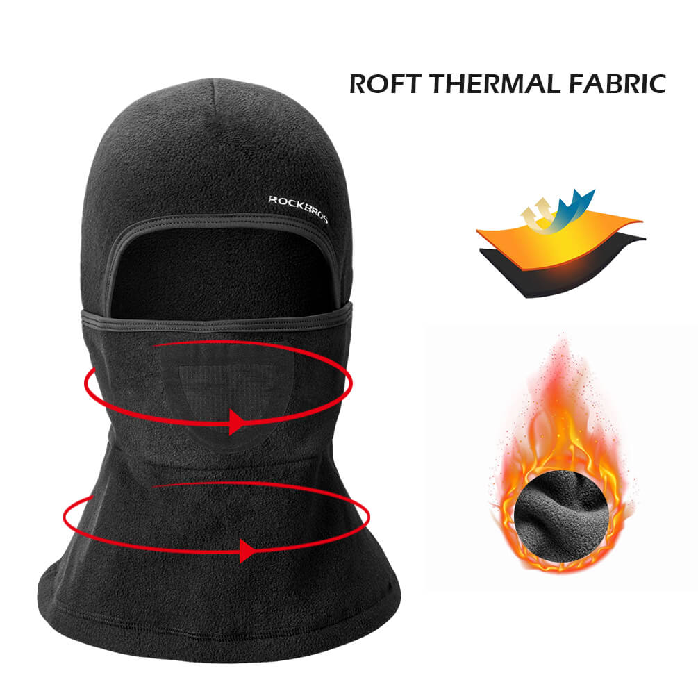 ROCKBROS Ski Mask Balaclava Winter Mask Cold Weather Thermal Masks Cycling