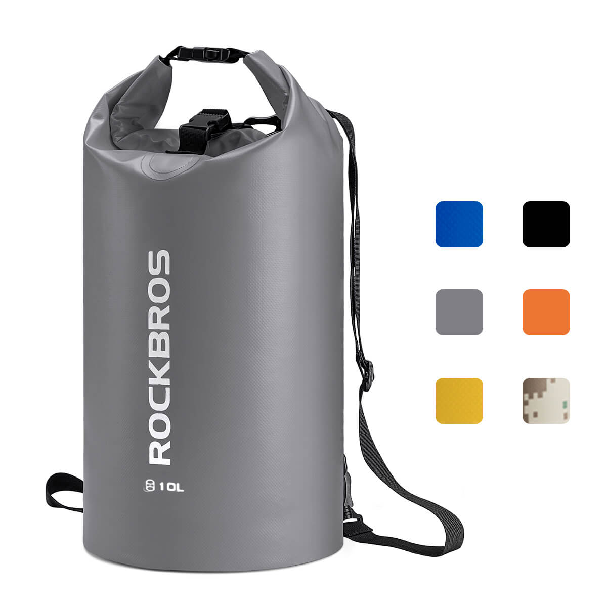 ROCKBROS Waterproof Outdoor Sports Bag Color Gray