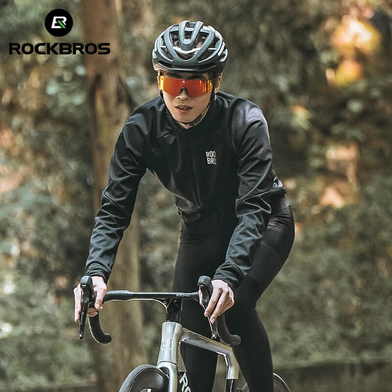 ROCKBROS Winter Fleece Cycling Jersey