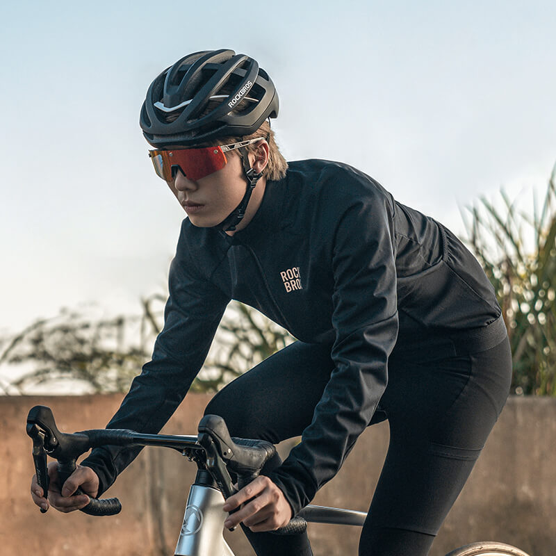 ROCKBROS Winter Fleece Cycling Jersey