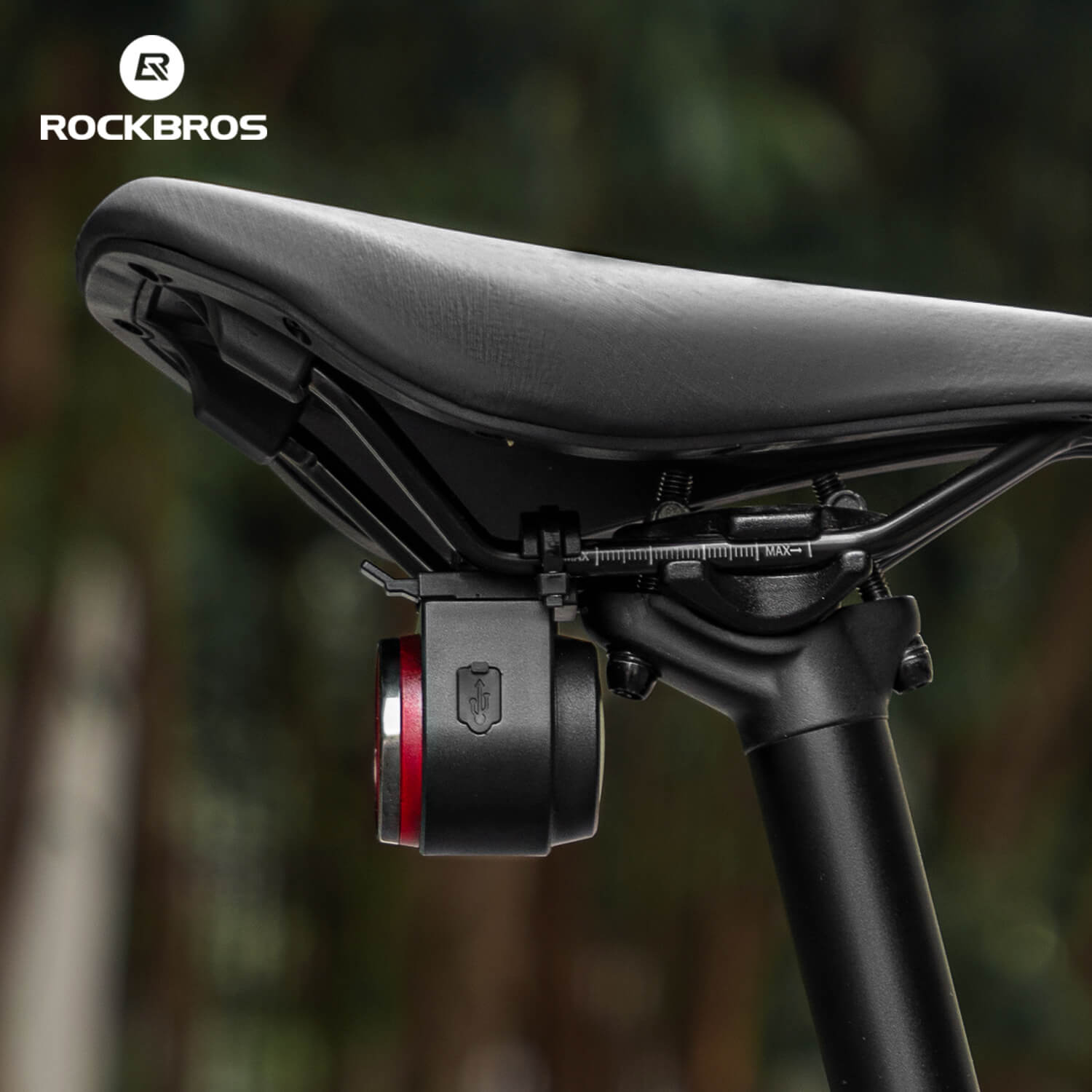 ROCKBROS Wireless Remote Bicycle Tail Light with Alarm and Horn – Anti-Theft Safety Bell