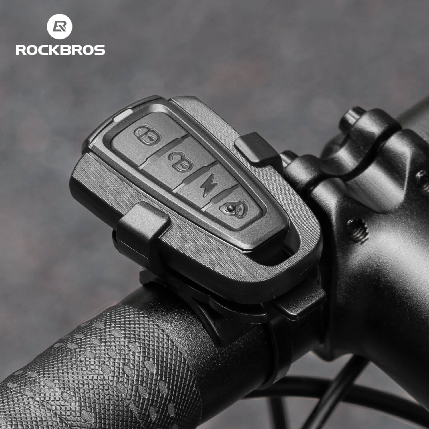 ROCKBROS Wireless Remote Bicycle Tail Light with Alarm and Horn – Anti-Theft Safety Bell