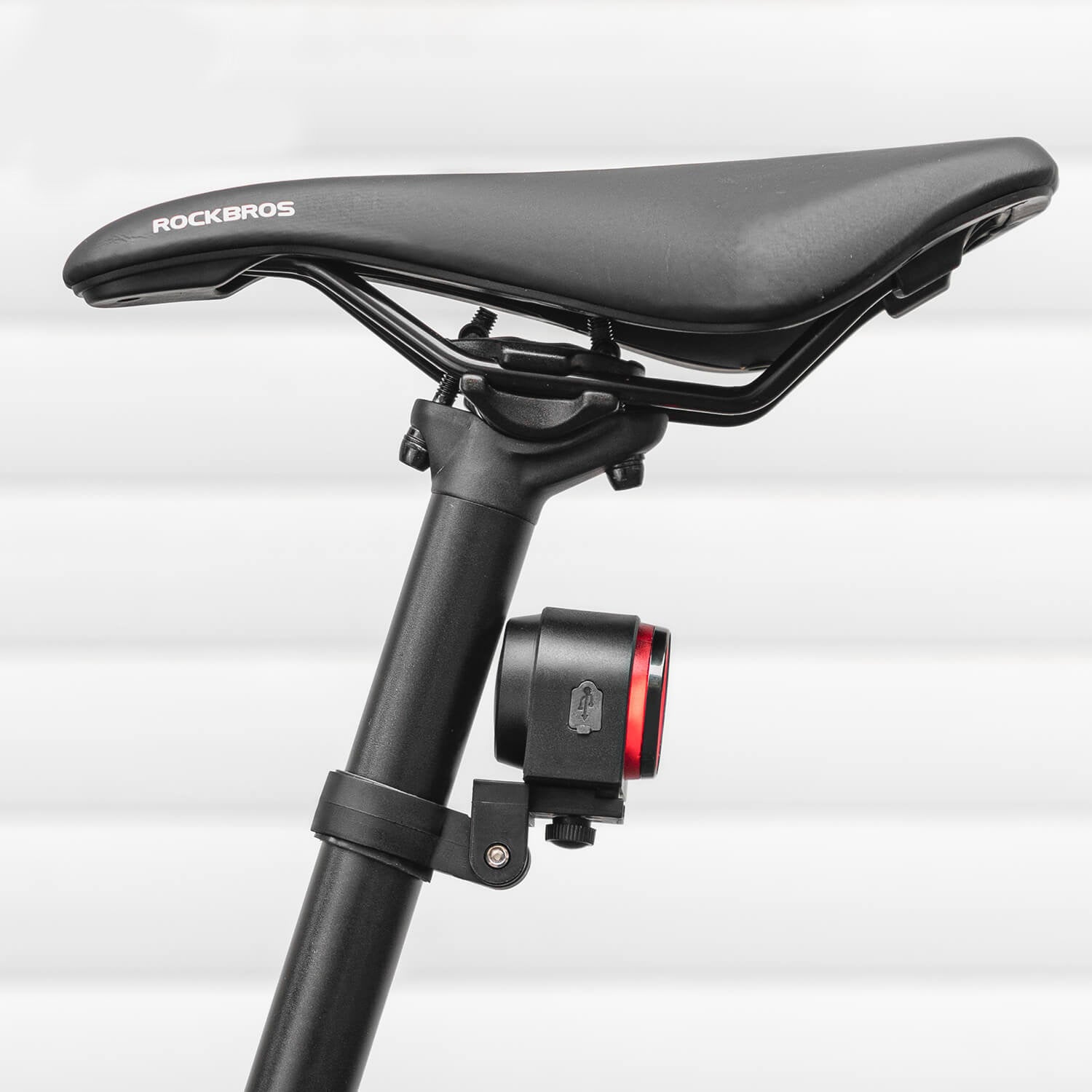 ROCKBROS Wireless Remote Bicycle Tail Light with Alarm and Horn – Anti-Theft Safety Bell