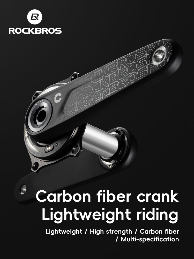 all-groups ROCKBROS Carbon Fiber Bike Crankset
