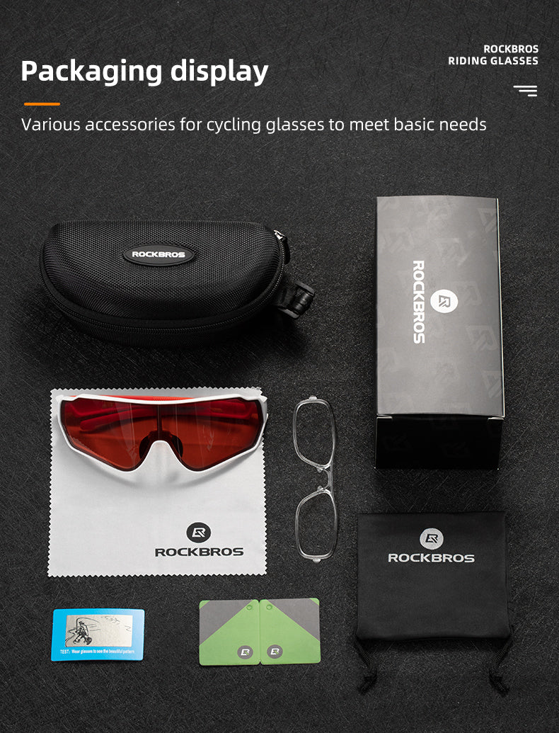 all-groups ROCKBROS Full Frame Photochromic Cycling Sunglasses with UV400 Protection