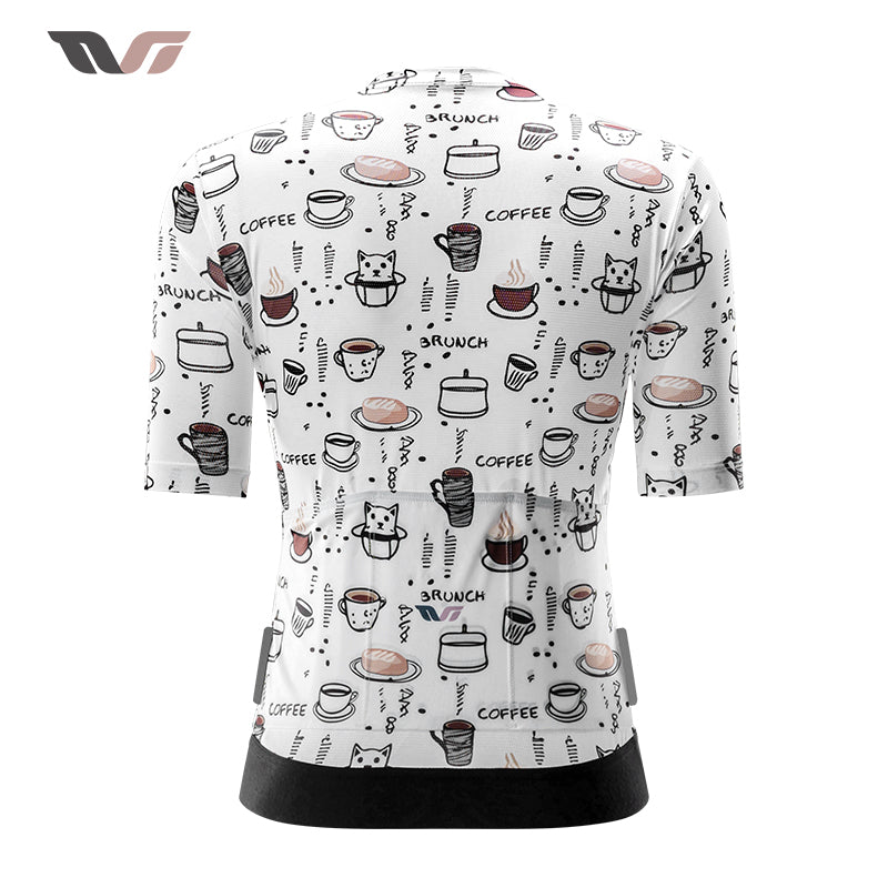 ROCKBROS TVI Women's Cycling T-Shirt Breathable Comfortable Sporty Jersey YKK Zipper